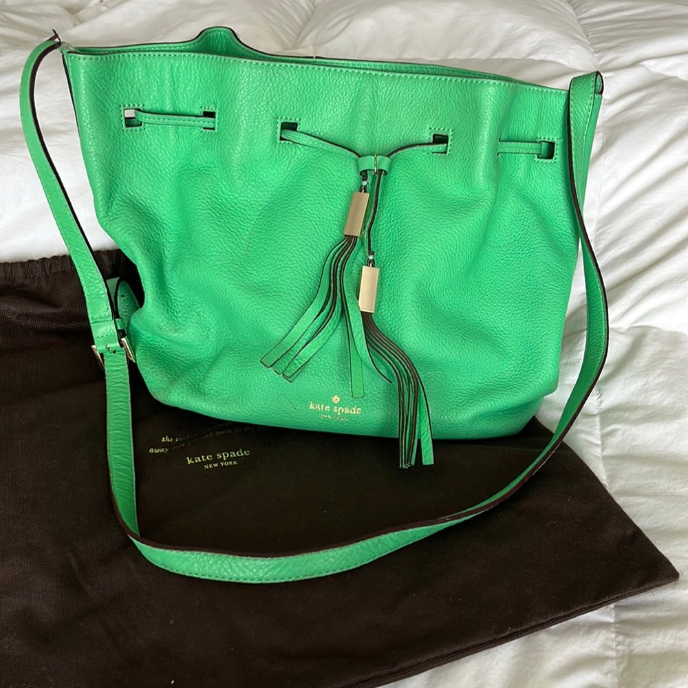Kate Spade green crossbody